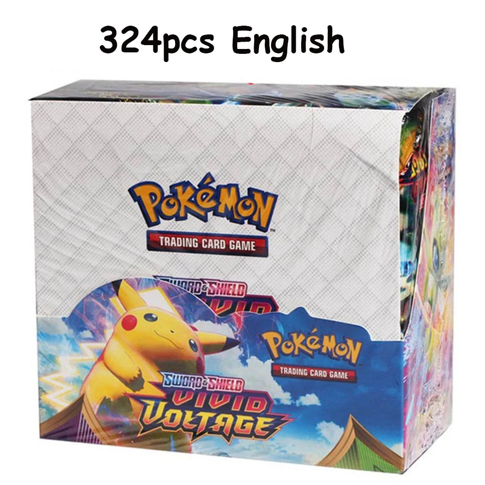 Newest 324Pcs Pokemon Cards Sun &amp; Moon XY Evolutions Pokemon Booster Box Collectible Tradiner Card Game toy for children 