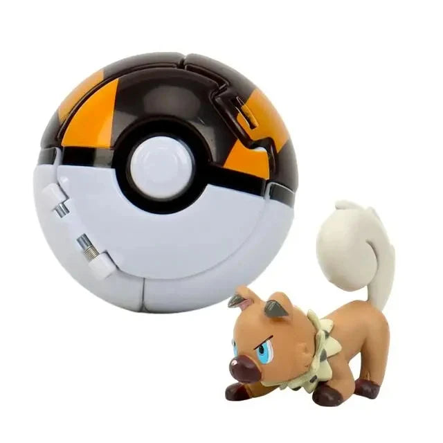 Pokeball Pokemon Figurine Elf Ball Anime Figure Cartoons Pikachu Charizard Pocket Monster Pet Anime Action Model Toy Kids Gifts 