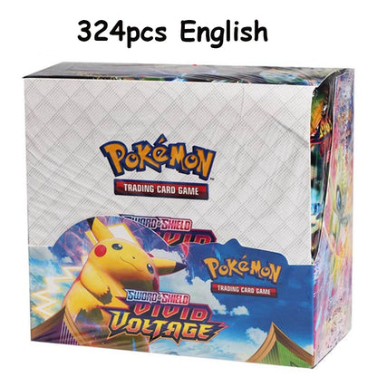 Newest 324Pcs Pokemon Cards Sun &amp; Moon XY Evolutions Pokemon Booster Box Collectible Tradiner Card Game toy for children 
