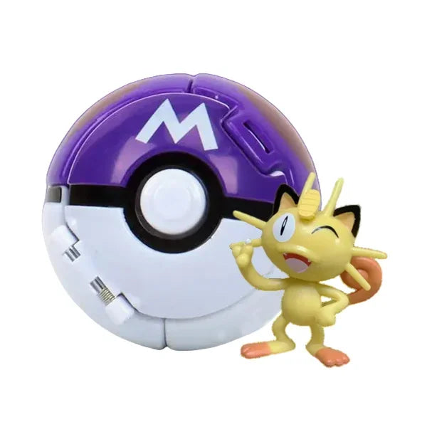 Pokeball Pokemon Figurine Elf Ball Anime Figure Cartoons Pikachu Charizard Pocket Monster Pet Anime Action Model Toy Kids Gifts 