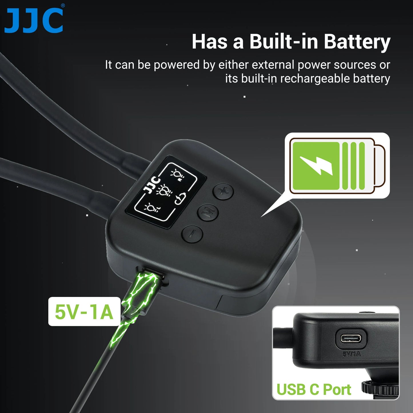 JJC LED Macro Arm Light with 10 Level Ajustable Brightness Macro Photography Lighting for Canon Nikon Sony Olympus Fujifilm DSLR