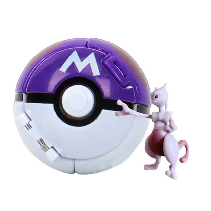 Pokeball Pokemon Figurine Elf Ball Anime Figure Cartoons Pikachu Charizard Pocket Monster Pet Anime Action Model Toy Kids Gifts 