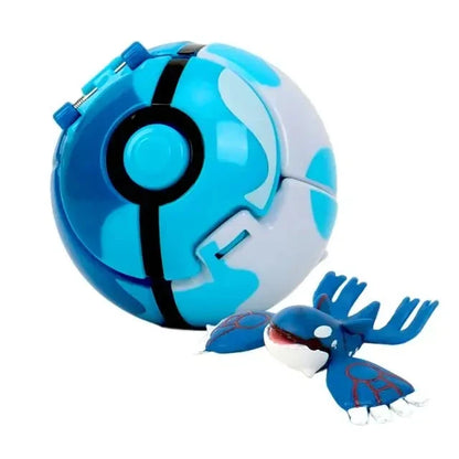 Pokeball Pokemon Figurine Elf Ball Anime Figure Cartoons Pikachu Charizard Pocket Monster Pet Anime Action Model Toy Kids Gifts 