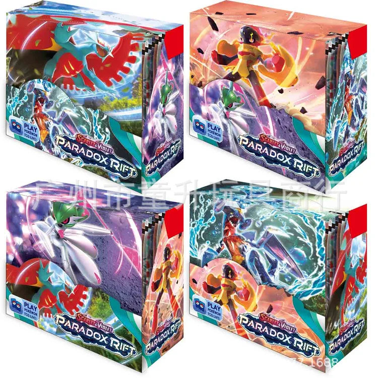 360 Pcs Pokemon Card Prismatic Evolutions Obsidian Flames PALDEAN FATES Surging Sparks English Booster Battle Transaction Card 
