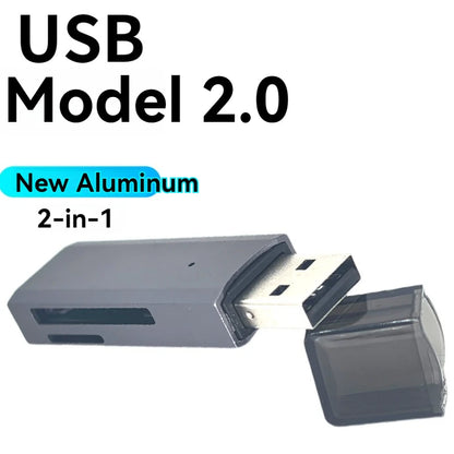2-in-1 Multi Functional USB 3.0 Card ReaderMicro SD TFMemoryCardReaderUSBFlashDrive CardreaderAdapter For PCLaptops Accessories 
