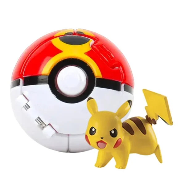 Pokeball Pokemon Figurine Elf Ball Anime Figure Cartoons Pikachu Charizard Pocket Monster Pet Anime Action Model Toy Kids Gifts 