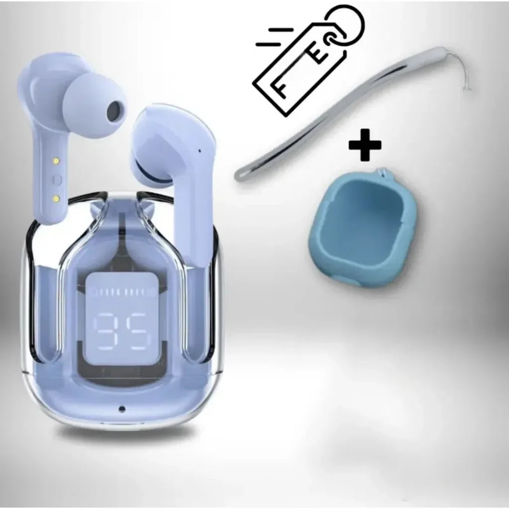 Original T2 Bluetooth Headphones TWS Transparent Wireless Bluetooth Headset HIFI Sound Quality Bluetooth 5.3 For Xiaomi Earbuds 