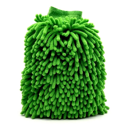 Car Wash Gloves Chenille Glove Plush Rags Thickened double-sided Car Supplies Cleaning Tools Auto Acessories Car Detailing
