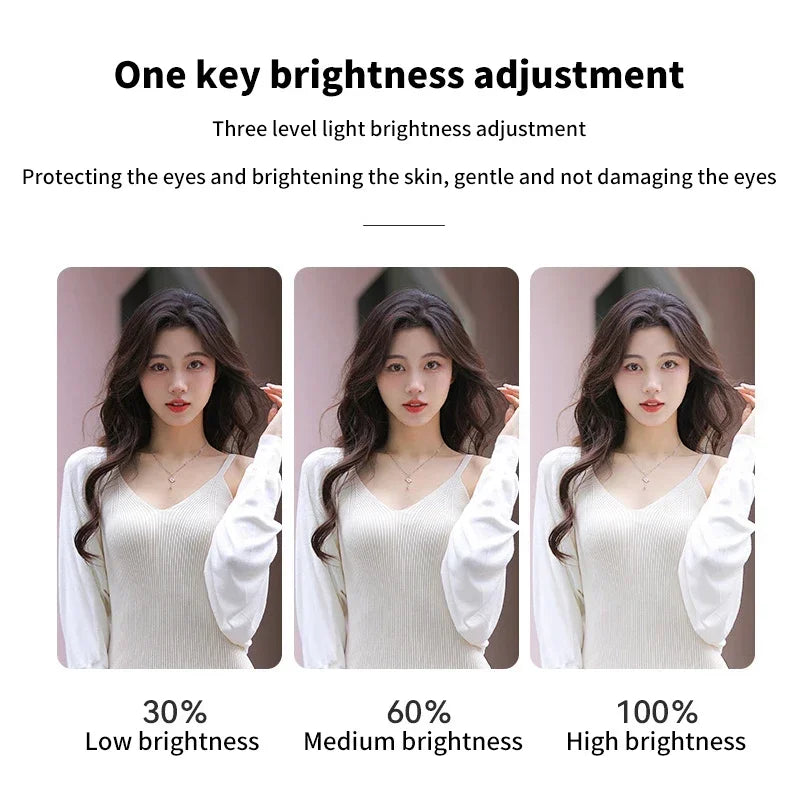 Portable USB Charge Phone Lens Lamp Led Selfie Ring Light Mobile Phone Live Broadcast Video Selfie Fill Light For All Smartphone