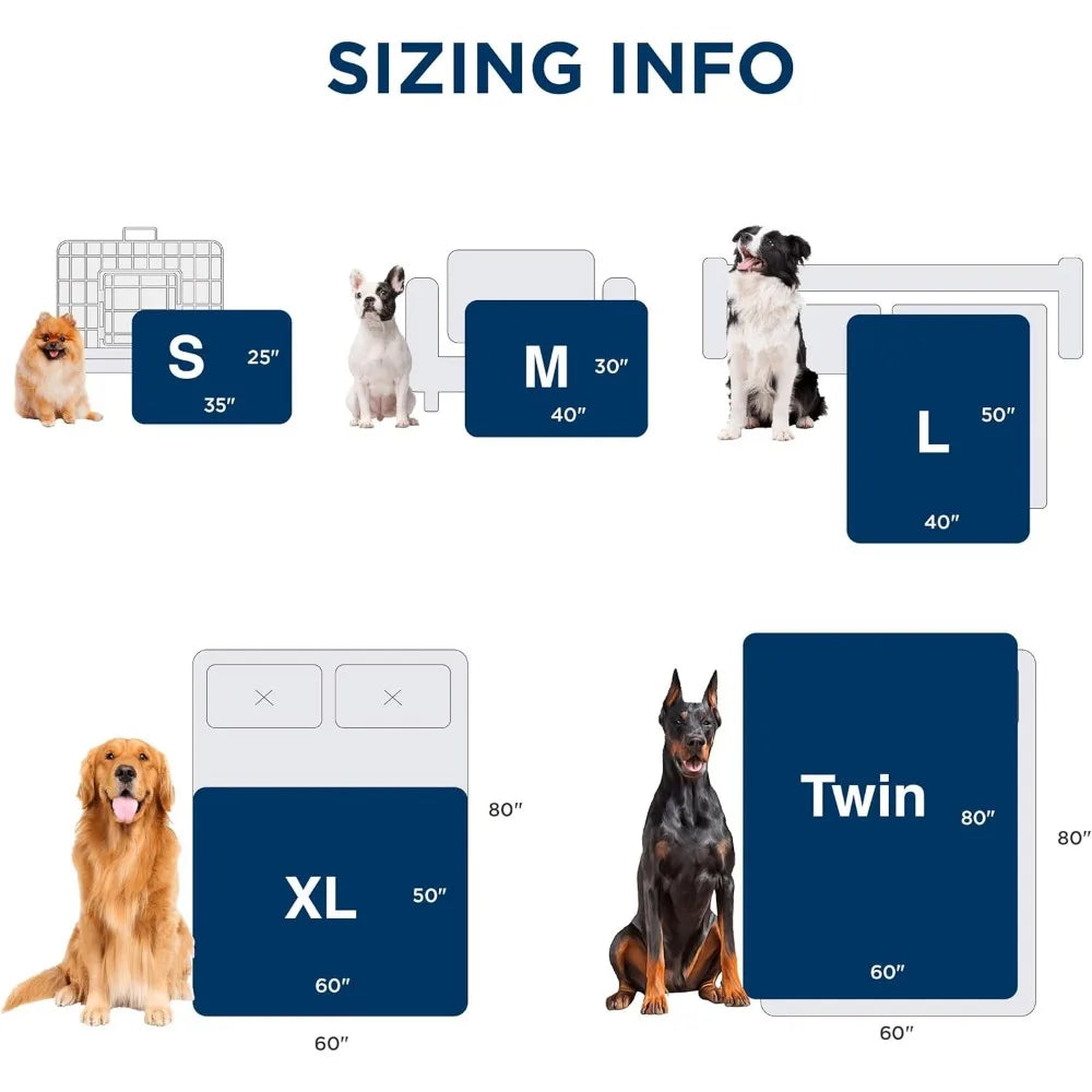 Waterproof Dog Blankets for Large Dogs - Cat Blanket for Couch Protector Washable Long Faux Fur,Calming Soft Reversible Throw F 