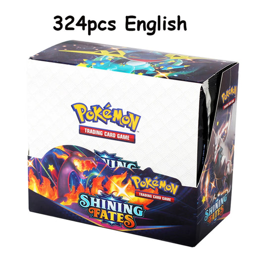 Newest 324Pcs Pokemon Cards Sun &amp; Moon XY Evolutions Pokemon Booster Box Collectible Tradiner Card Game toy for children 