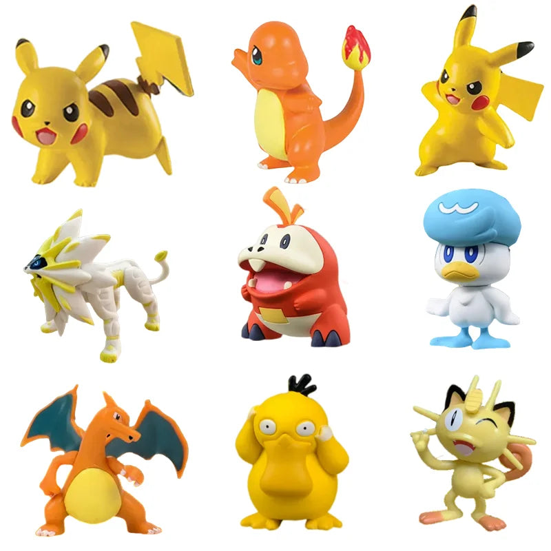 Pokeball Pokemon Figurine Elf Ball Anime Figure Cartoons Pikachu Charizard Pocket Monster Pet Anime Action Model Toy Kids Gifts 