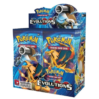 Newest 324Pcs Pokemon Cards Sun &amp; Moon XY Evolutions Pokemon Booster Box Collectible Tradiner Card Game toy for children 
