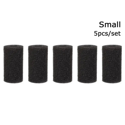 5 Pcs/set Aquarium Biochemical Filter Sponge Fish Tank Inlet Water Pre-Filter Sponge Cartridge Replacement Filter