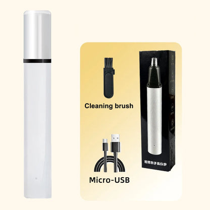 USB Rechargeable Nose &amp; Ear Hair Trimmer for Men, Portable Mini Compact Design with Fast Charge, Electric Grooming Kit 