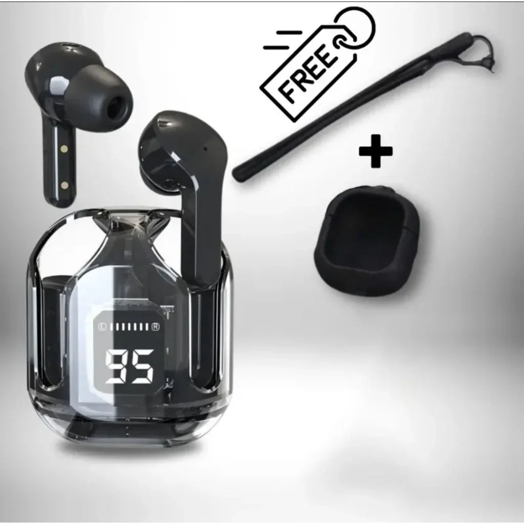 Original T2 Bluetooth Headphones TWS Transparent Wireless Bluetooth Headset HIFI Sound Quality Bluetooth 5.3 For Xiaomi Earbuds 