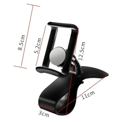 Universal Car Mobile Phone Holder Dashboard Phone Holder Easy Clip Mount Stand Cellphone Stand For GPS Navigation Hanging Holder 