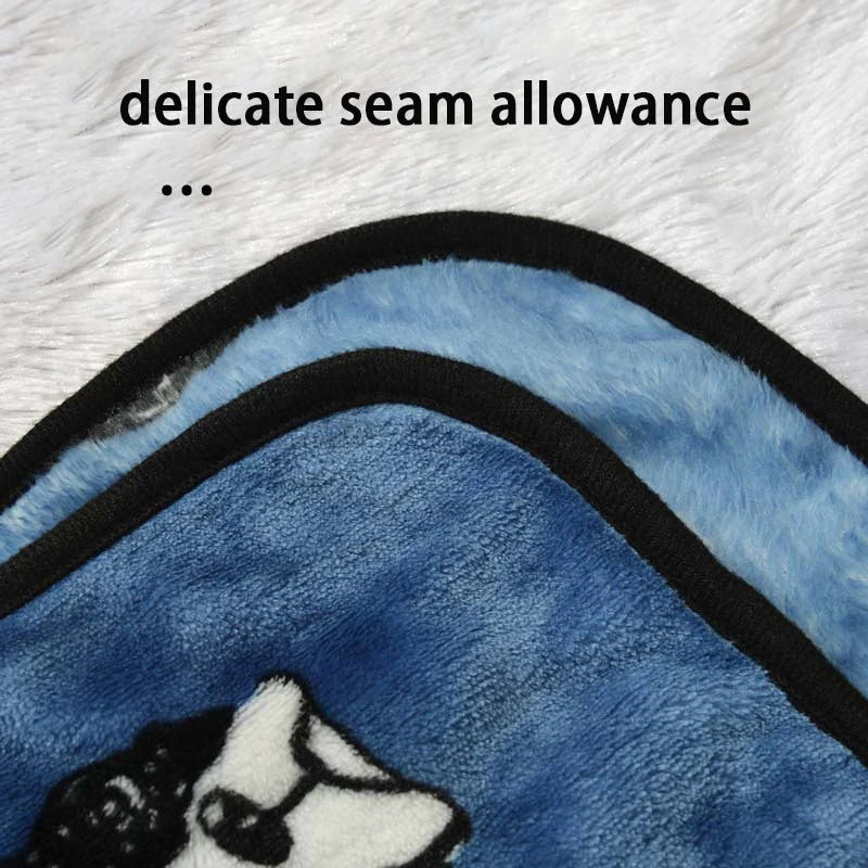 Soft Flannel Dog Bed Blanket Pet Sleeping Pad Cat Dog Breathable Sofa Blanket Warm and Comfortable Sleeping Sheets Pet Supplies 