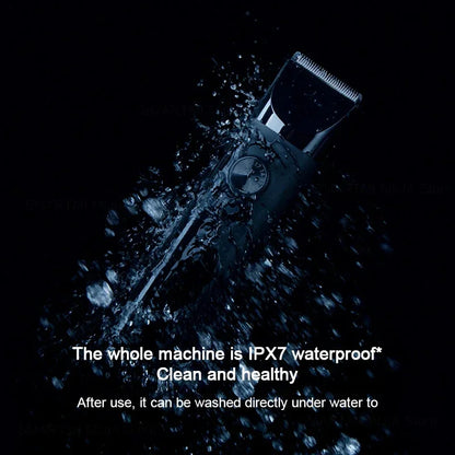 XIAOMI MIJIA Hair Trimmer Machine IPX7 Waterproof Hair Clipper Professional Cordless Electric Hair Cutting Barber Trimmers Men 