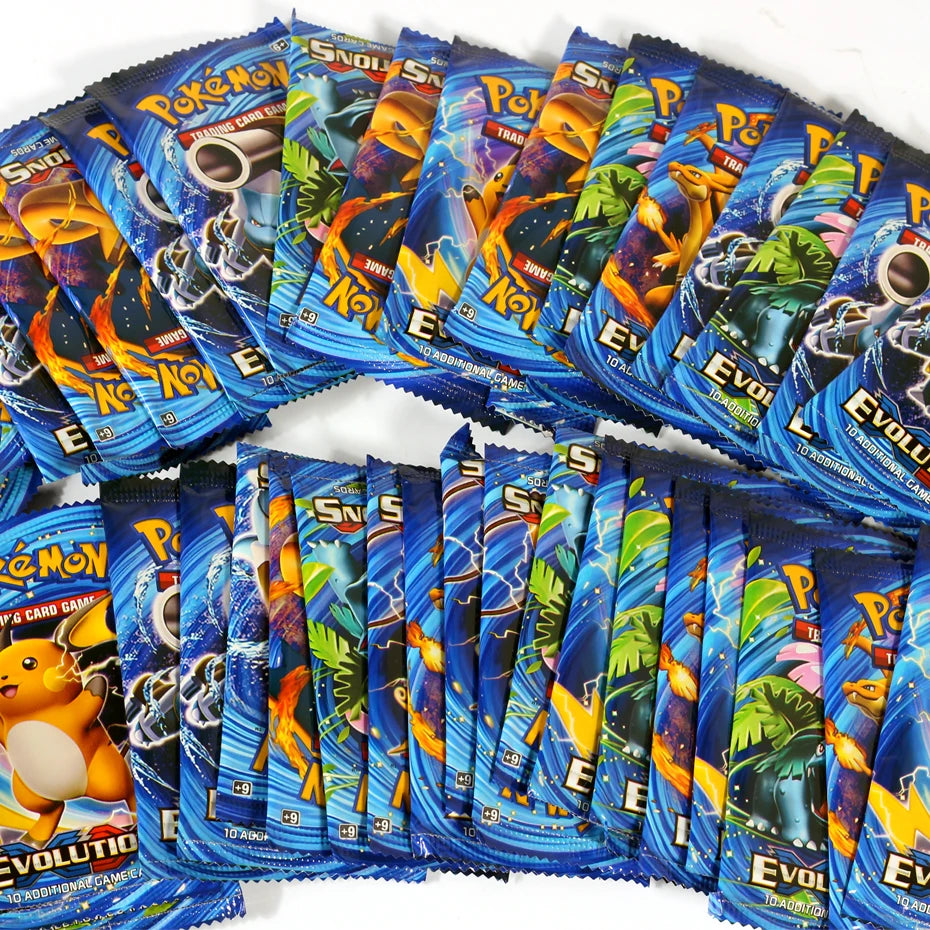 Newest 324Pcs Pokemon Cards Sun &amp; Moon XY Evolutions Pokemon Booster Box Collectible Tradiner Card Game toy for children 