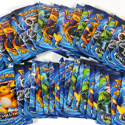 Newest 324Pcs Pokemon Cards Sun &amp; Moon XY Evolutions Pokemon Booster Box Collectible Tradiner Card Game toy for children 