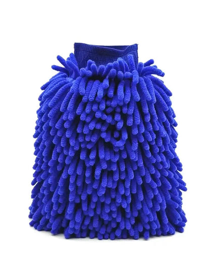 Car Wash Gloves Chenille Glove Plush Rags Thickened double-sided Car Supplies Cleaning Tools Auto Acessories Car Detailing