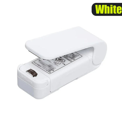 Mini Heat Bag Packaging Sealer Portable Plastic Bag Clip Sealing Machine Food Storage Seal Snack Sealing Kitchen Gadgets
