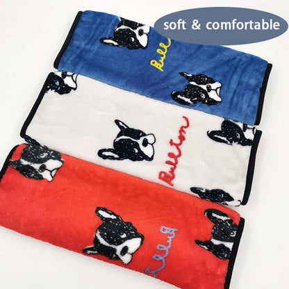 Soft Flannel Dog Bed Blanket Pet Sleeping Pad Cat Dog Breathable Sofa Blanket Warm and Comfortable Sleeping Sheets Pet Supplies 