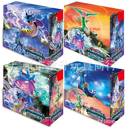 360 Pcs Pokemon Card Prismatic Evolutions Obsidian Flames PALDEAN FATES Surging Sparks English Booster Battle Transaction Card 