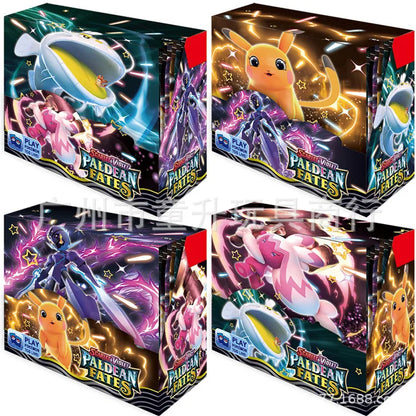 360 Pcs Pokemon Card Prismatic Evolutions Obsidian Flames PALDEAN FATES Surging Sparks English Booster Battle Transaction Card 