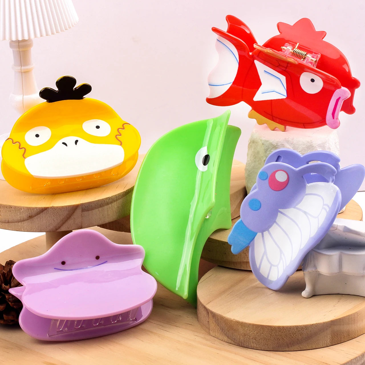 Pokemon Hair Claw for Women Cartoon Pikachu Hair Clip for Girls Fashion Hair Crab Clip Ladies Elegant Head Accessories 