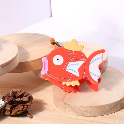 Pokemon Hair Claw for Women Cartoon Pikachu Hair Clip for Girls Fashion Hair Crab Clip Ladies Elegant Head Accessories 