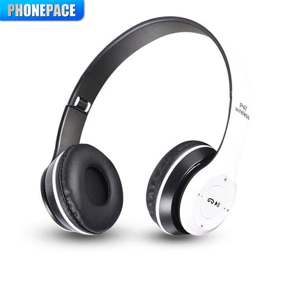 Head-mounted Bluetooth 5.0 Headsets Wireless Earphone 3.5MM Wired Headphones TF Card Foldable Noise Reduction For iPhone Xiaomi