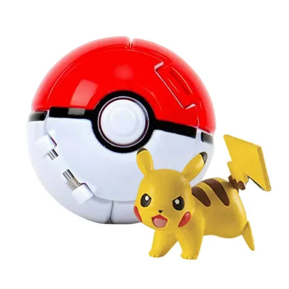 Pokeball Pokemon Figurine Elf Ball Anime Figure Cartoons Pikachu Charizard Pocket Monster Pet Anime Action Model Toy Kids Gifts 