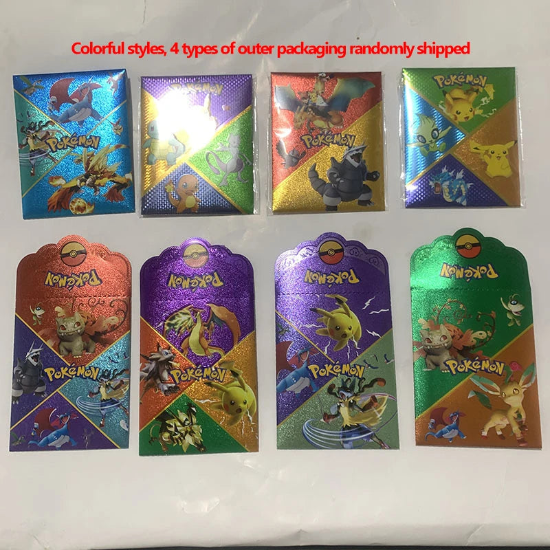 Golden cards Pokemon Pikachu VMAX GX EX V, silver cards, English, Spanish, Charizard Arceus, Collection Rare Pokémon, cards 